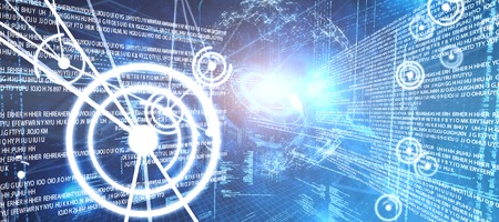 Letters against volume knob interfaceの写真素材