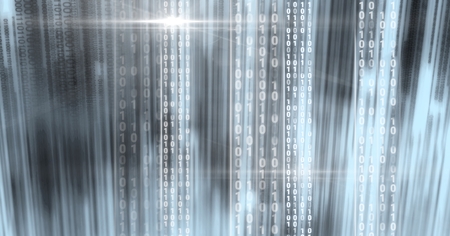 Digital composite of Digital technology glowing interface