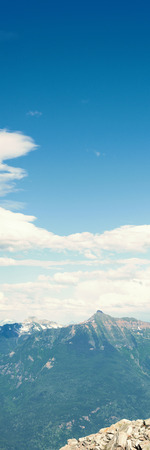 Beautiful landscape on a sunny dayの写真素材