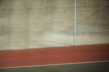 Composite image of tennis courtの写真素材