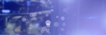 Digital composite of City buildings with flare light sourceの写真素材