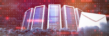 Virus background against view of cloudscape against sky at night