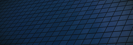 Digitally altered view of modern office buildingの写真素材