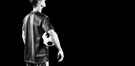 Focused Soccer Playerの写真素材