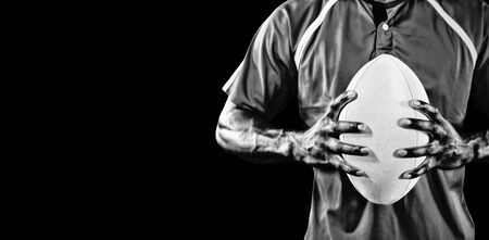 Tough Rugby Playerの写真素材