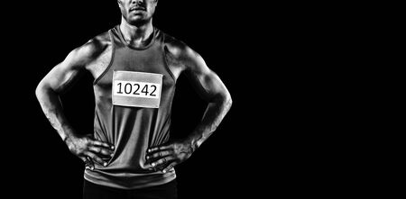 Focused Athleteの写真素材