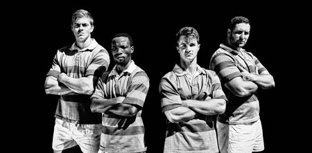 Rugby playersの写真素材