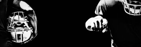 Composite image of american football playerの写真素材