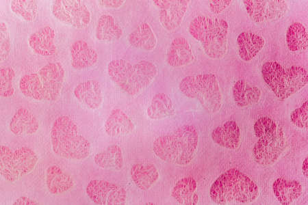 Abstract illustration of multiple hearts shapes on pink background. heart love valentines day illustration conceptの写真素材