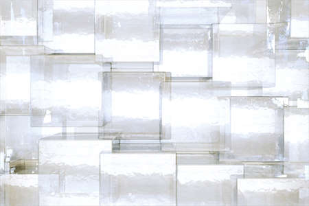 Abstract illustration of multiple 3d square shapes against white background. illustration of...