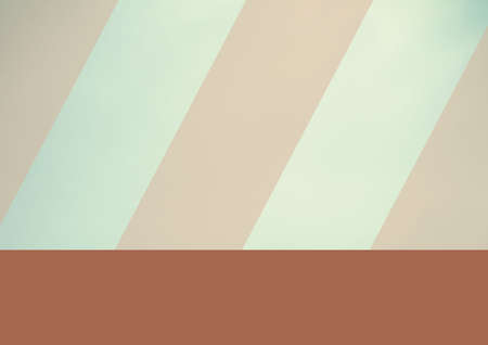 Composition of transparent pink stripes and red banner with copy space over clouds. beauty in nature and travel concept digitally generated image.の写真素材