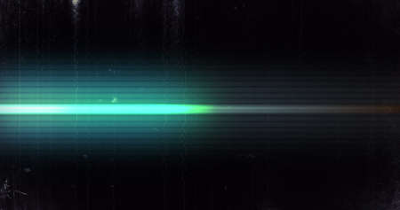 Digital image of light trails and glitch effect against black background. technology background with...