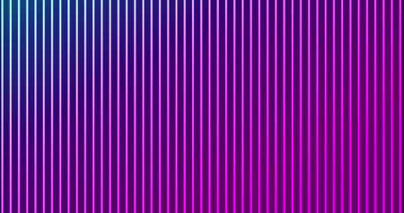 Image of glowing vertical neon pink to blue lines on black background. colour and movement concept...