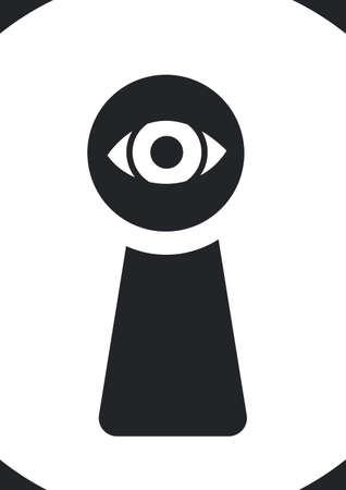 Composition of black eye icon on white background. health, leisure and entertainment concept digitally generated image.の写真素材