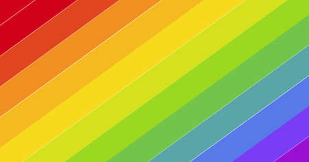 Picture with lgbtq rainbow colors stripes. lgbtq pride and equality celebration concept digitally generated video.の写真素材