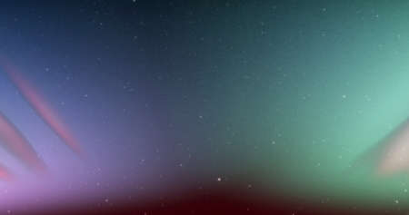 Image of moving northern lights over night sky. abstract screen background concept digitally...