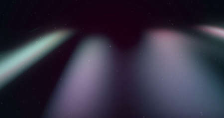 Image of moving northern lights over black background. abstract screen background concept digitally...