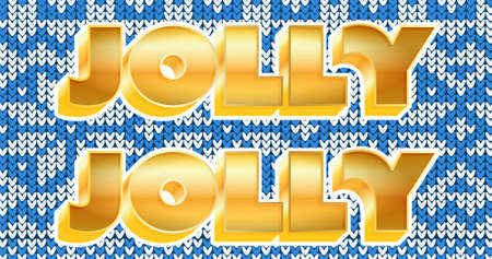 Image of jolly text in repetition at christmas on blue background. christmas, winter, tradition and...