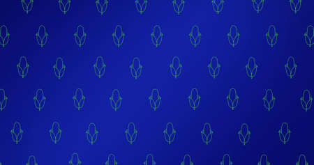 Full frame shot of pattern on blue background with copy space. thanksgiving celebration, backgrounds...