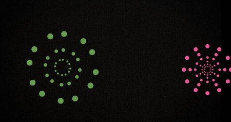 Image of happy new year text over fireworks on black background. new year&#39;s eve party celebrations concept digitally generated image.の写真素材