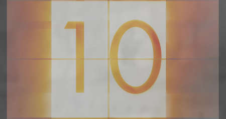 Image of changing numbers over map. global science research and technology concept digitally generated image.の写真素材