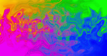 Image of moving background with multicoloured waves. colour, movement and digital interface concept...
