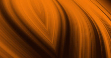 Image of glowing orange light wave moving on black background. light, pattern and movement concept digitally generated image.の写真素材