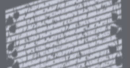 Image of window shadow of leaves blinds and rain falling on grey background. shadow, pattern and...
