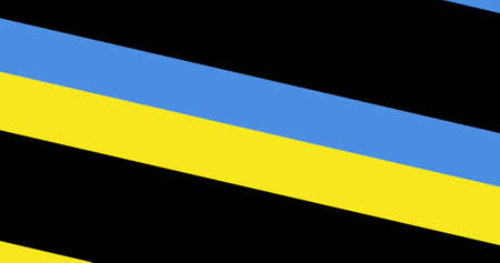 Image of blue and yellow lines changing into flag of ukraine. ukraine crisis, support and...