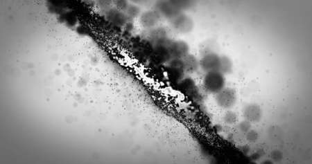 Image of black digital mesh waving on white background. pattern and movement concept digitally...