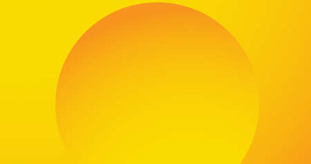 Image of yellow circles on green background. world meditation day and celebration concept digitally generated image.の写真素材