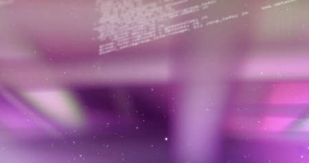 Image of data processing over blurred background. global business, finances, connections and digital...