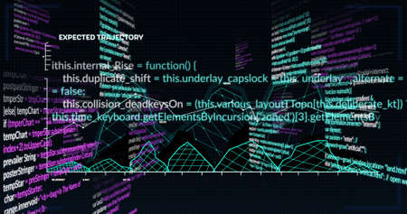 Image of data processing over black background. ukraine crisis and international politics concept...