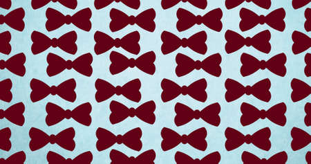 Full frame vector shot red row ties. celebration and fashion concept, bow tie, bow tie day,...