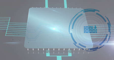 Image of wall icon over data processing on black background. Social media and digital interface...