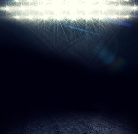 View of spotlights