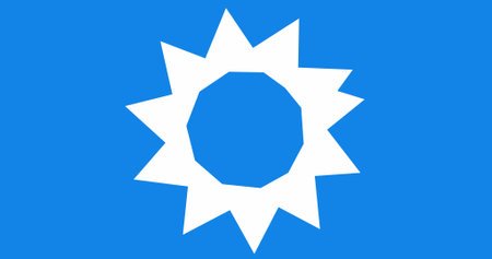 Image of white chart and abstract shapes on blue background. Retro data processing concept digitally generated image.の写真素材