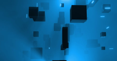 Image of wifi icons and data processing over dark background. Global digital interface, computing...