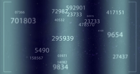 Image of glitch technique over circles, graphs, loading bars and dna helix on abstract concept. Digitally generated, hologram, illustration, report, business, progress, molecule and technology.の写真素材