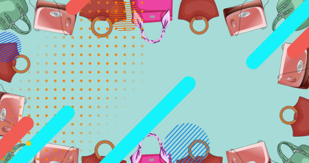 Image of school items icons over diverse school children and graduation cap. Back to school and education concept.の写真素材