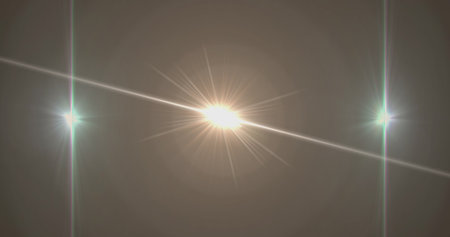 Image of light spots over black background. retro future and digital interface concept digitally...
