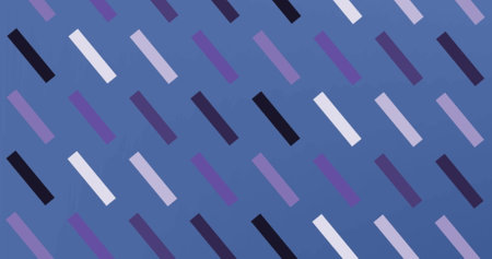 Image of changing patterns over blue background. Colour, pattern and movement concept digitally generated image.の写真素材