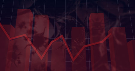 Image of data processing over virus cells. Global business and digital interface concept digitally generated image.の写真素材