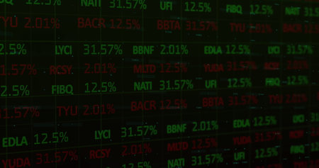 Image of data processing over world map. Global data processing, business, finance and statistics...