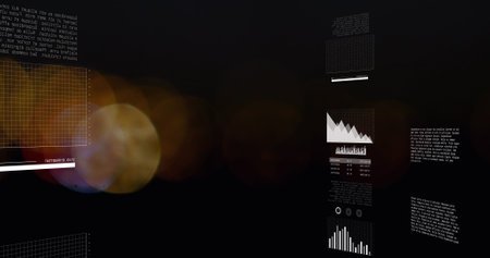 Image of data processing over cloud icon. Global business and digital interface concept digitally generated image.の写真素材