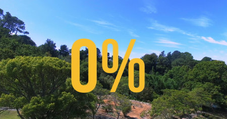 Digital image of follow, like and heart icons increasing in numbers with a sky background 4kの写真素材