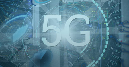 Image of text with globe and network of connections. Global digital interface technology and networking concept digitally generated image.の写真素材