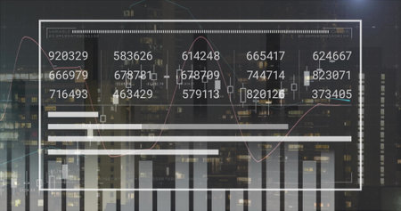 Image of padlock icon over screen with data processing. Global cyber security, computing and data...