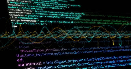 Image of circuit board and digital data processing over computer servers. Global connections,...