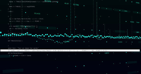 Image of financial data processing. Global business, finance, computing and data processing concept...